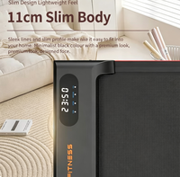 Mini máquina de cinta de correr eléctrica portátil debajo del escritorio equipo de ejercicio plegable para el hogar u oficina para correr o caminar