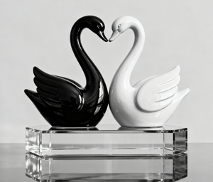 Park göl dekorasyon için büyük beyaz FRP kuğu heykel, açık su geçirmez bahçe sanat heykeli - Product Image 2