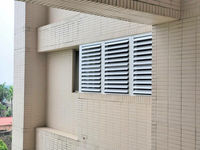Volets de fenêtre verticaux en alliage d'aluminium de conception moderne Nordi pour l'extérieur, avec garantie de 5 ans, faciles à nettoyer, pour appartement