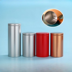 Confezionamento di scatola di latta rotonda in metallo personalizzato utilizzato in tè, caffè, caramelle e <span class=keywords><strong>biscotti</strong></span> e altri barattoli di cibo con coperchio - Product Image 3