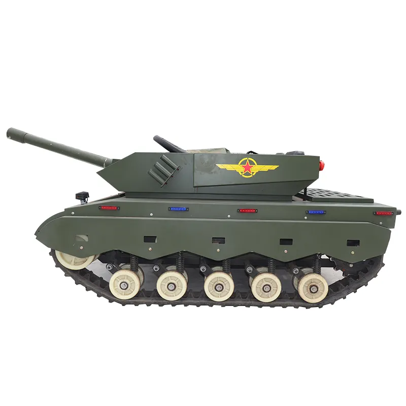 अच्छी तरह से बेच बच्चों और वयस्क स्नोमोबाइल के लिए हवाई जहाज के पहिये टैंक वाहन AVT-T03D सभी इलाके रबर ट्रैक टैंक मनोरंजन उपयोग