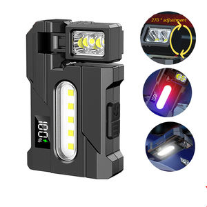 Linterna LED Recargable de Aluminio <span class=keywords><strong>G5</strong></span> EDC, <span class=keywords><strong>400</strong></span> Lúmenes, Rotación de 360°, para Camping, Resistente al Agua IP65, Iluminación de 3 Etapas, Carga Tipo-C - Product Image 2