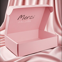 Boîte d'expédition en carton ondulé avec logo personnalisé en relief pour l'emballage de vêtements et de cadeaux, service d'échantillons gratuits, matériaux recyclés