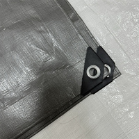 Bâche de camion industrielle enduite tissée imperméable avec œillets en plastique 800D, poids moyen