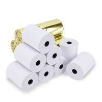 Rouleau de papier thermique blanc à impression numérique pour systèmes de terminaux de paiement bancaire et de point de vente (PDV), 48 g/m², 57x40 mm – Vente chaude usine