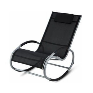 Outdoor Garden Leisure Aluminum Frame <b>Folding</b> Rocking Chair - Product Image 1