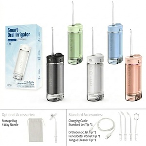 Vente en gros OEM Pulvérisateur buccal personnalisé couleur extensible avec irrigateur de gencives, stérilisateur UVC, 4 modes, IPX7, 230 ml, 1100 mAh, Type-C, longue autonomie - Product Image 2
