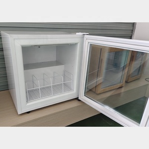 55L 화이트 미니 유리문 카운터탑 아이스크림 냉동고 - Product Image 6