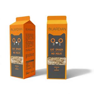 Pasta de Papel Kraft Reciclável Personalizada para Guloseimas de Cães |   Embalagem Ecológica para Petiscos de Animais de Estimação com Relevo e Laminação Fosca - Product Image 2