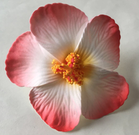 Fleur d'hibiscus en mousse pour filles Noël Halloween Graduation Fête des Mères Hawaiian Island Rainforest Luau Party Theme