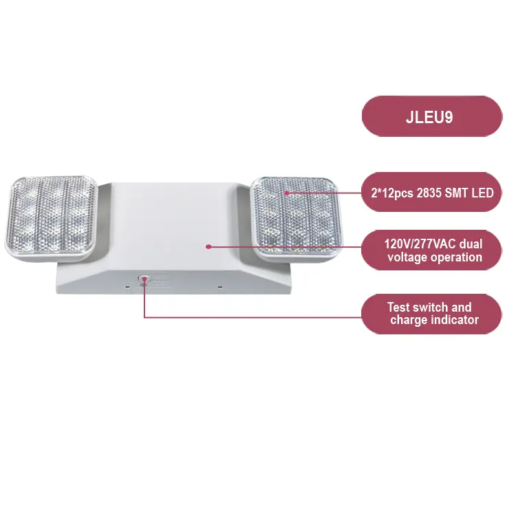FEITUO 만든: UL 나열 JLEU9 LED Emergencia 충전식 빛 LED 비상 조명