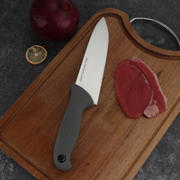 Couteau de chef KITCHENCARE en acier inoxydable 5Cr15Mov, manche ergonomique antidérapant, couteau de cuisine pour couper la viande et les légumes