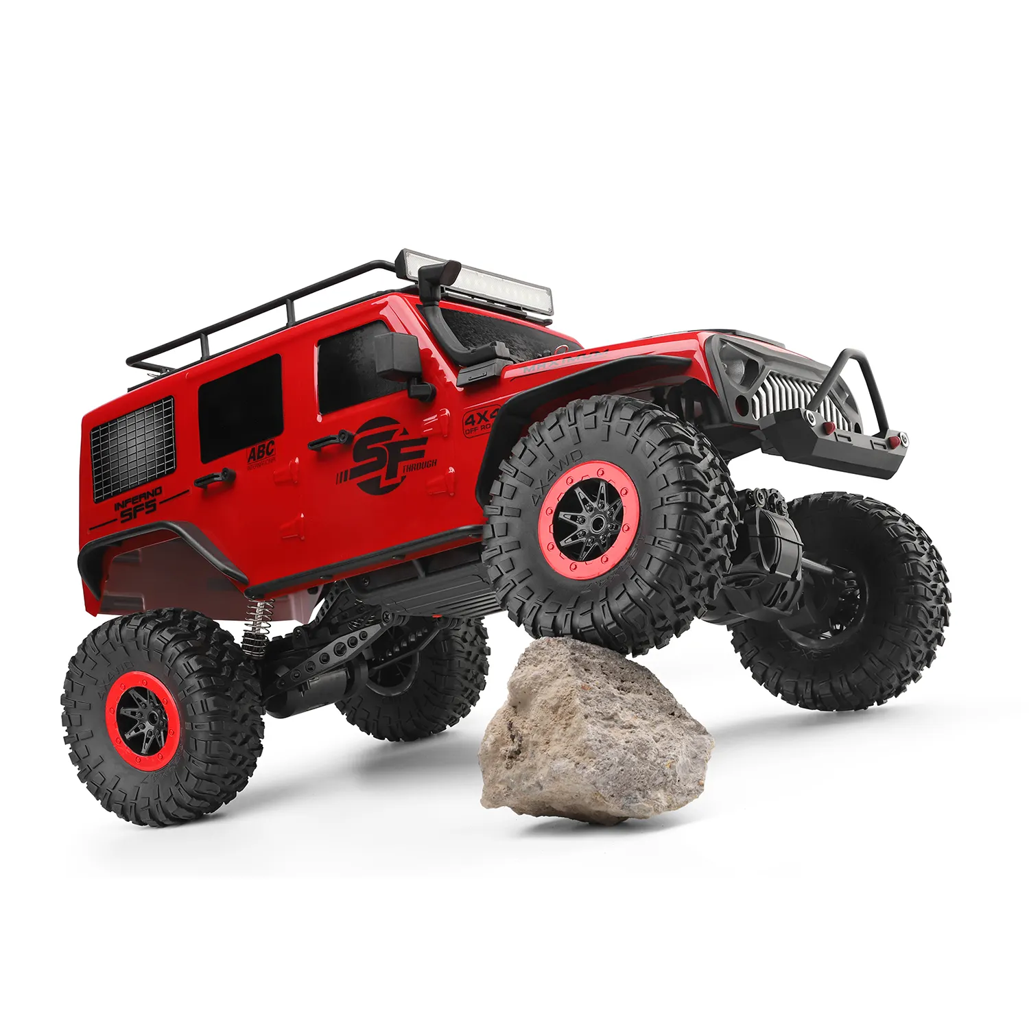 WLTOYS 104311 RC CAR 1/10 Scale 2.4GHz 4WD RC Crawler Highlysimulated Model of JEEP Wrangler RTR With LED Light For Kids Gift