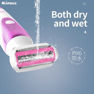 MARSKE Depiladora Eléctrica Profesional 5 en 1 para Mujer, Disco Giratorio, Recargable por USB/Batería, 45 Minutos de Autonomía, Color Rosa, Lavable, para Uso Doméstico - Product Image 3