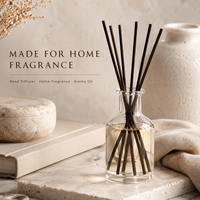 Bouteille en verre ronde transparente de 200 ml - Diffuseur d'arômes grande capacité pour huiles essentielles, parfums et décoration intérieure