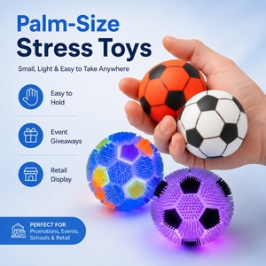 Pelotas de Juguete Antiestrés al por Mayor, Surtido de Pelotas de Fútbol y Baloncesto con Púas Sensoriales para Regalos de Fiesta y Tiendas Minoristas - Product Image 5