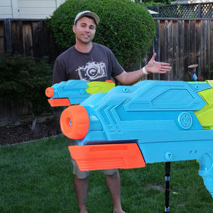 لعبة صيفية مسدس مياه آلي على شكل قرش قدرة كبيرة منفذ تفجير قوي للأطفال يعمل بالضغط العالي يستخدم للغطس على الشاطئ للحفلات - Product Image 4