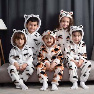 <span class=keywords><strong>Pyjama</strong></span> en flanelle pour enfants, nouveau Design, licorne, tigre, <span class=keywords><strong>Panda</strong></span>, Animal, vêtements de nuit pour garçons, <span class=keywords><strong>combinaison</strong></span> pour filles, vente en gros - Product Image 2