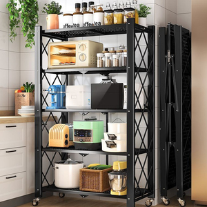 Đa chức năng vuông xoay Tầng Nhiều Lớp Gấp lưu trữ nhà bếp giá kệ - Product Image 6