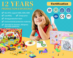 Perles magiques Aqua Fuse lumineuses pour enfants, 500 perles colorées de 5 mm, fournitures d'arts et d'artisanat pour la <span class=keywords><strong>maison</strong></span> et l'école, idéales pour Noël - Product Image 6