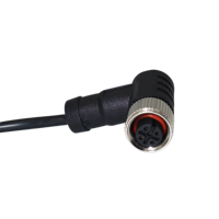 Câblage femelle étanche M12 24awg avec borniers tubulaires, qualité garantie personnalisée