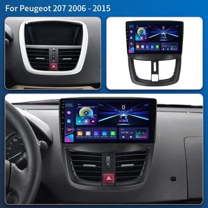 Autoradio Car Play pour PEUGEOT <span class=keywords><strong>207</strong></span> 207CC 2006-2015 Lecteur multimédia de voiture Android 16 Auto Stéréo <span class=keywords><strong>GPS</strong></span> BT 4G DVD - Product Image 2