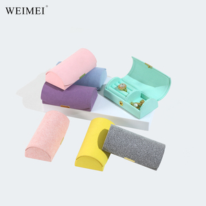 WEIMEI New Arrival Mini Jewelry Travel Storage <b>Box</b> Jewelry Organizer Case <b>Earrings</b> Necklace Rings Storage <b>Box</b> - Product Image 4