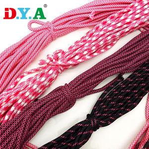 حبال بوليستر مستديرة ملونة جاهزة (مخزون) للرباط، أربطة أكياس، أربطة أحذية، وإكسسوارات ملابس - Product Image 2