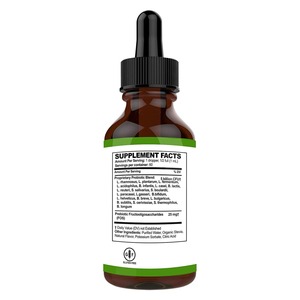 Paquete OEM Health Support <span class=keywords><strong>Pro</strong></span>-20 gotas probióticas suplementos 5 mil millones de UFC Soporte digestivo Etiquetas privadas - Product Image 3