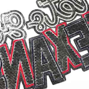 Patch brodé thermocollant en chenille et sequins, grande taille 28cm/11inch, motif 49ERS Let's Go Cowboy Sport Game, pour T-shirts et sweats à capuche - Product Image 4