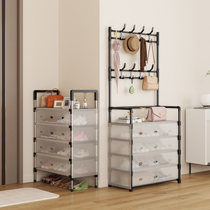 Nouvelle vente chaude : <span class=keywords><strong>Meuble</strong></span> de rangement convertible et extensible bleu multicouche, économique et moderne en fer pour salon et salle à manger - Product Image 4