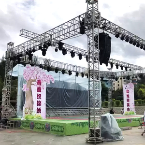 300x300 mét dễ dàng thiết lập khung nhôm DJ Chiếu sáng giàn cho đám cưới kim loại Backdrop đứng khung hiển thị Giàn - Product Image 1