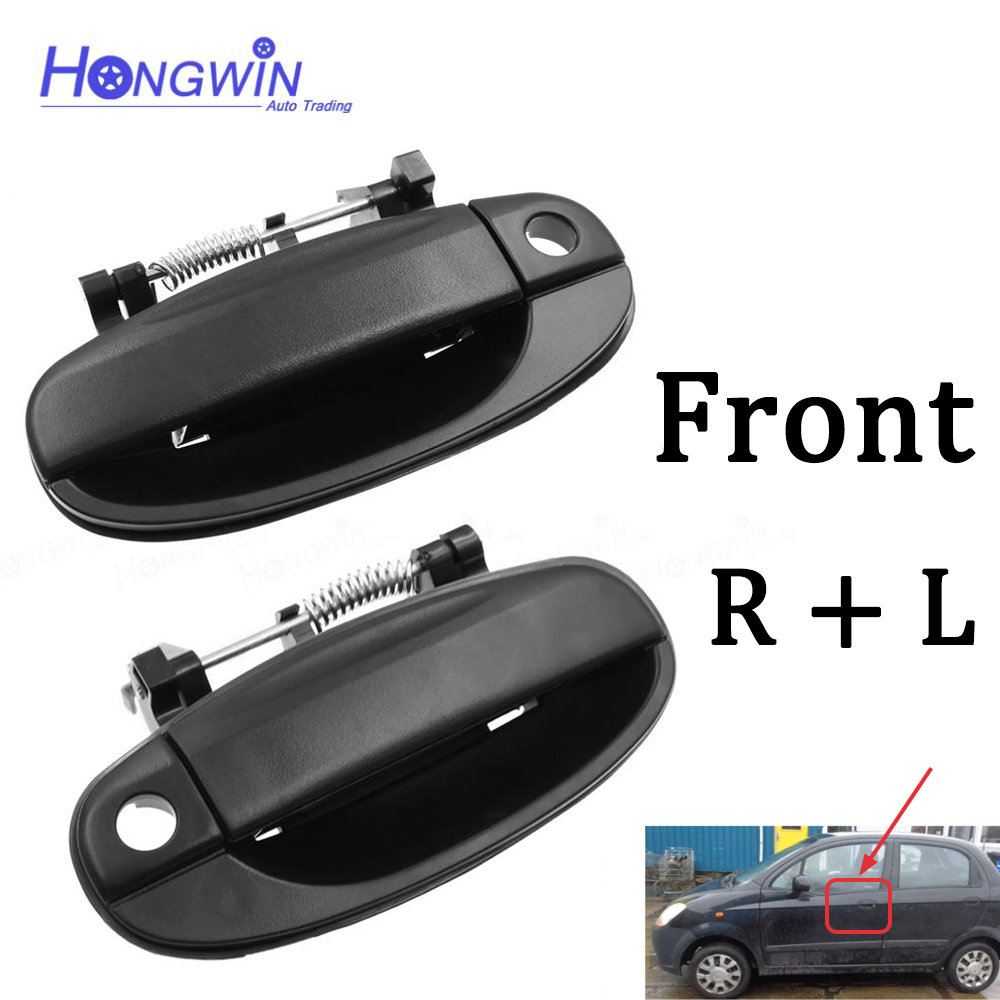 White Rear Outer Door Handle for 14 - 19 Silverado Sierra Passenger or Driver