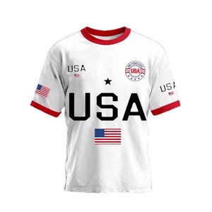 Maillot de football USA 2026 coupe classique à manches courtes, anti-humidité, unisexe - Product Image 5