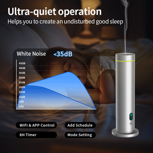 Siweiyi Low Noise 120ml Commercial Aluminum Aroma Diffuser Machine App <b>Controlled</b> Timing Automatic for Hotel Household Use - Product Image 4