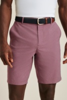 Pantalones cortos de golf de algodón 100% para hombre, shorts chinos informales de oficina con estampado digital y bordado de sarga personalizado para verano