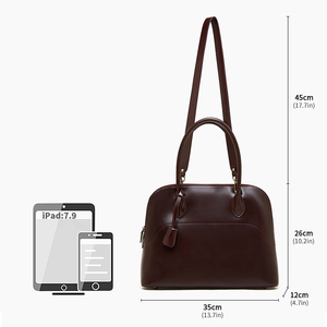 RZCK 2026 Nuova Borsa a Mano in Vera Pelle per Donna, Borsa a Tracolla Vintage in Pelle Conciata al Vegetale, Grande Capacità - Product Image 2