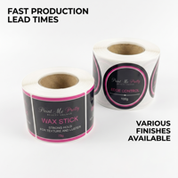 Autocollant en vinyle brillant imperméable et résistant à l'huile pour emballage de bouteilles, impression de logo personnalisée, rouleau d'étiquettes cosmétiques autocollantes de qualité supérieure