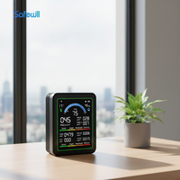 Détecteur Safewill 10 en 1 Tuya, température, humidité, AQI, PM2.5, PM10, PM0.3, CO2, HCHO, CO, TVOC, moniteur de qualité de l'air intérieur Wifi