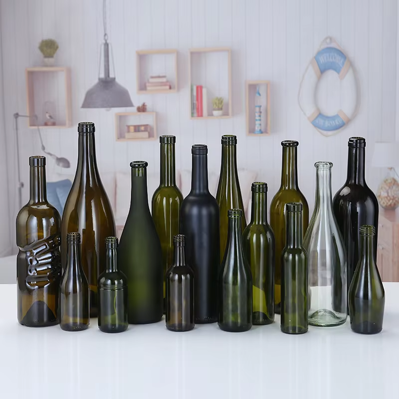 Brown glass bottle