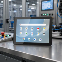 Panel PC Industrial Android de 15 Pulgadas RK3568 con Pantalla Táctil Capacitiva y Montaje en Pared para Línea de Producción, en Stock, 4G RAM