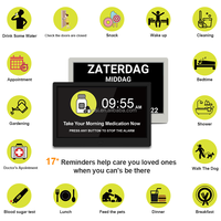 Dutch Alzheiters Memori Hilang Kalender Dinding Senior Alarm Digital Dementia Jam 7 8 10 12 15 Inci