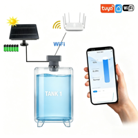 TLC2404-WF-S Capteur ultrasonique WiFi Tuya 40 kHz pour détection de niveau d'eau, sonde 10 m, moniteur de niveau de réservoir