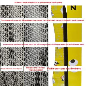 Rascador para Gatos Clásico y Práctico, de Cartón Corrugado Ecológico, Resistente a los Arañazos, Juguete para Mascotas - Product Image 2
