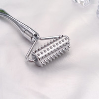 Alliage de zinc visage élimination des rides manuel beauté bâton Microneedling stylo Derma Micro-aiguille crème creuser rouleau de Massage du visage