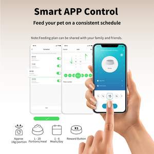 Huisdier 5l Smart Cat <span class=keywords><strong>Feeder</strong></span> Wifi Mobiele Telefoon App Afstandsbediening Hondenvoer Dispenser Microchip Automatische Huisdiervoeder - Product Image 2
