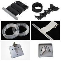 Accessoires en plastique durables de volet supérieur de serrure pour les pièces en acier de volet de rouleau d'arbre pour la porte et la fenêtre