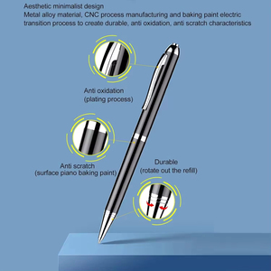 Stylo enregistreur vocal intelligent professionnel HD avec réduction de bruit, lecteur MP3 et traduction en temps réel pour réunions d'affaires et conférences - Product Image 6