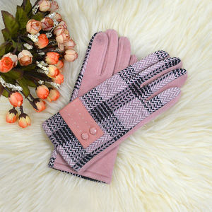 Women's Winter Fashion Fleece <b>Warm</b> <b>Gloves</b> Customizable Embroidery Patterns Touchscreen Needle Detection Wholesale Outdoor <b>Gloves</b> - Product Image 5