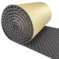 Panneau en mousse de caoutchouc NBR-PVC insonorisant, isolant thermique et ignifuge B1
